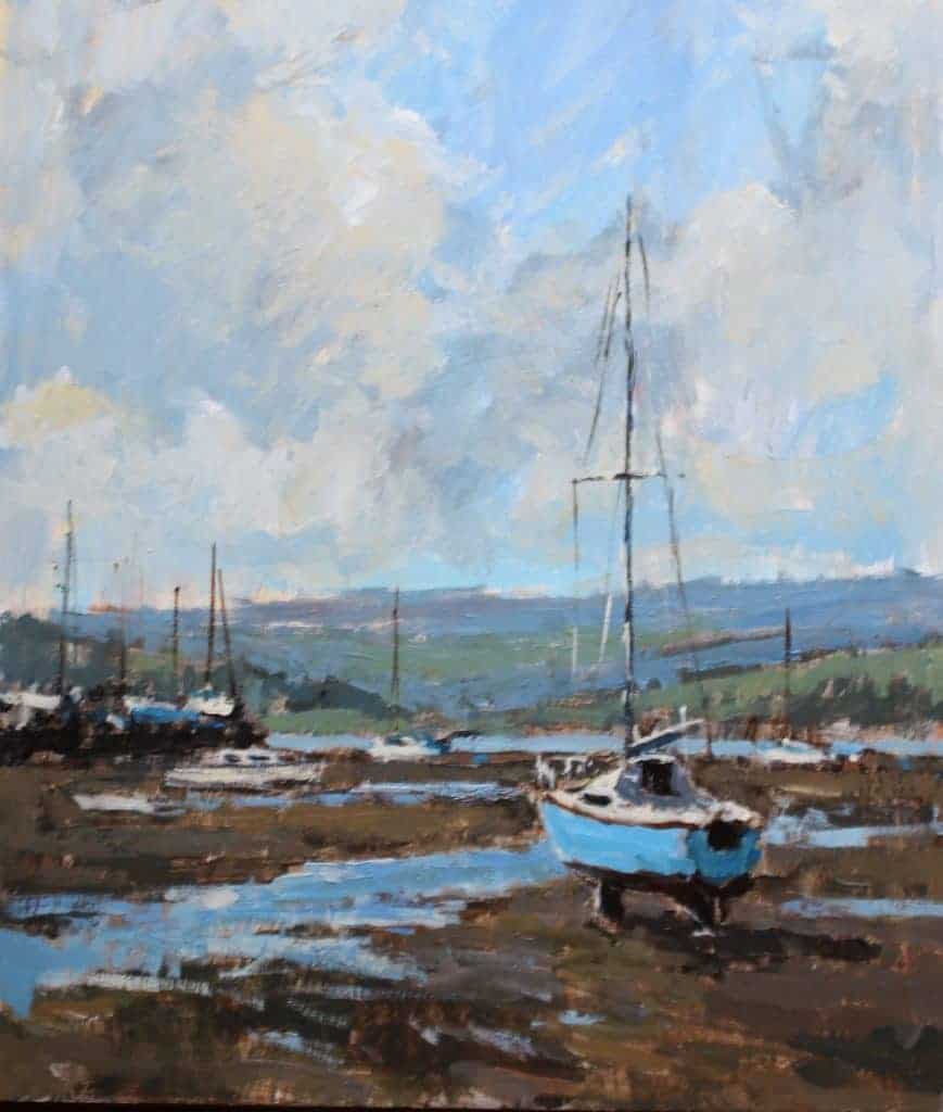 Low Tide, 14 X 12" Oil