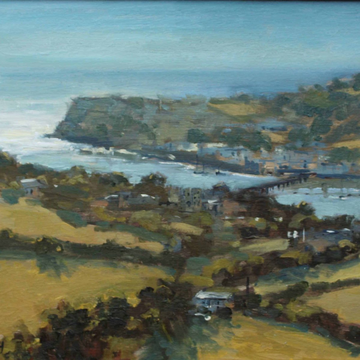 Teign Estuary, 12 x 16", Oil